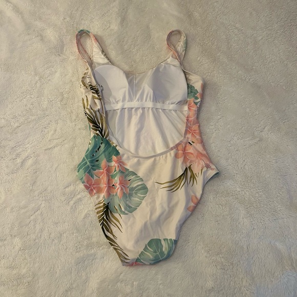 Infamous Swim Floral One-Piece Swimsuit | Size M - Picture 4 of 5